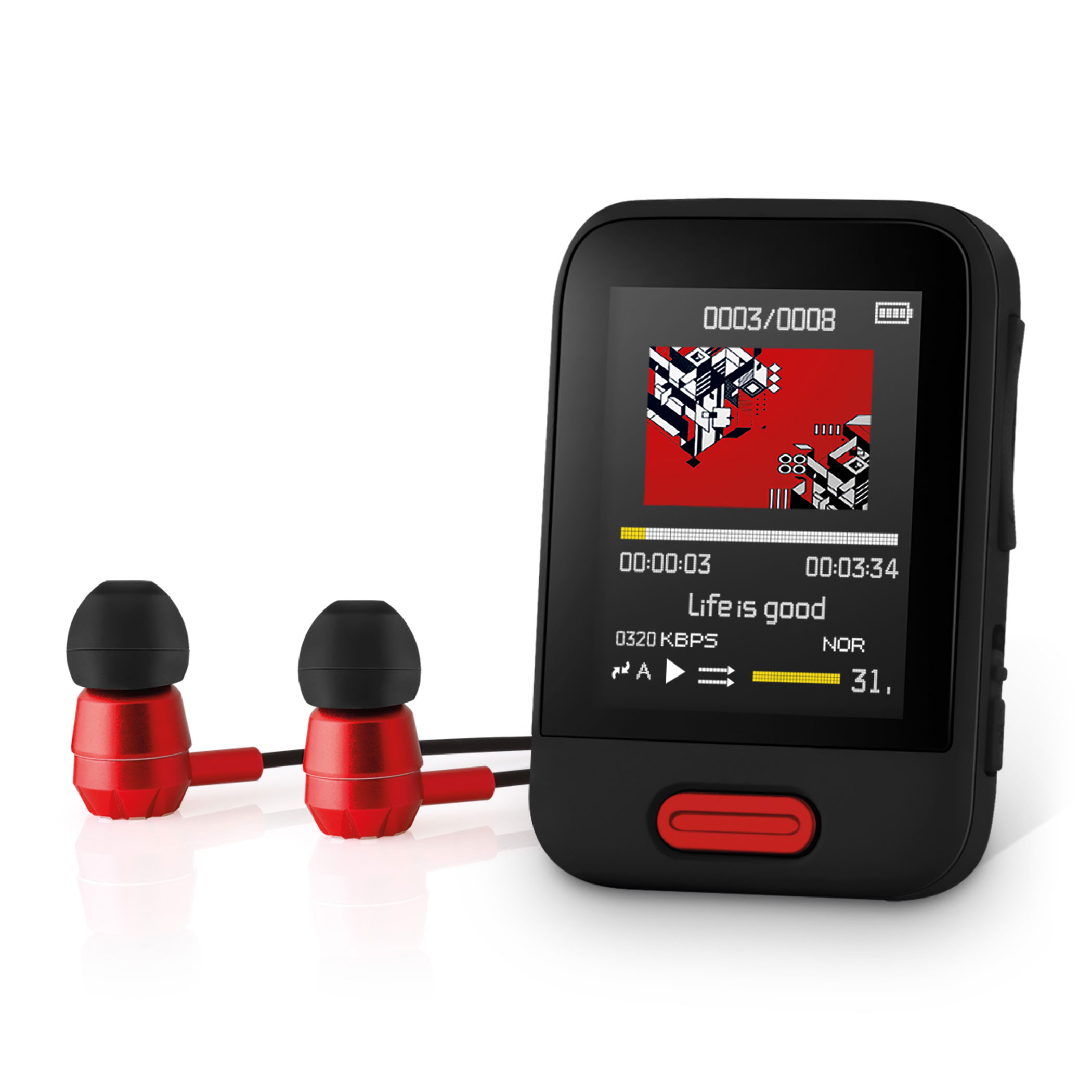 binnenplaats Psychologisch elektrode 16 GB odtwarzacz MP3/MP4 z Bluetooth | SFP 7716 BK | Sencor